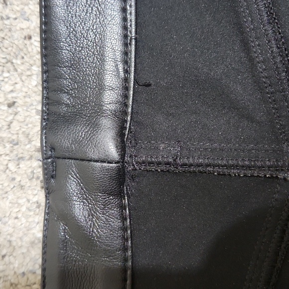 ARITZIA Wilfred The Melina High-Rise Vegan Leather Pants Black Size 4 Approx - Picture 12 of 12